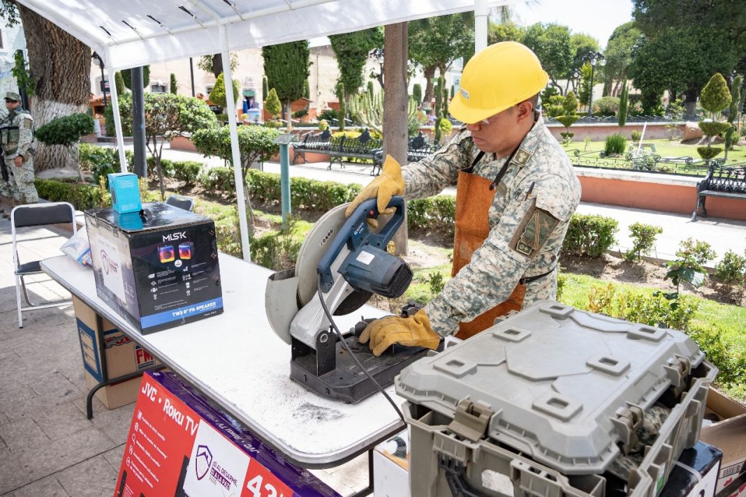 ➡️ GOBIERNO DE HUAMANTLA INVITA A PARTICIPAR EN LA CAMPAÑA DE DESARME VOLUNTARIO ¡SÍ AL DESARME, SÍ A LA PAZ!