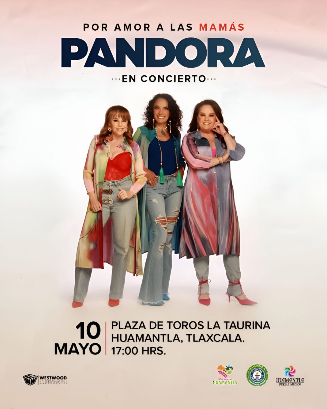 CON GRAN CONCIERTO DE PANDORA, EL GOBIERNO MUNICIPAL CELEBRARÁ A LAS MAMÁS HUAMANTLECAS