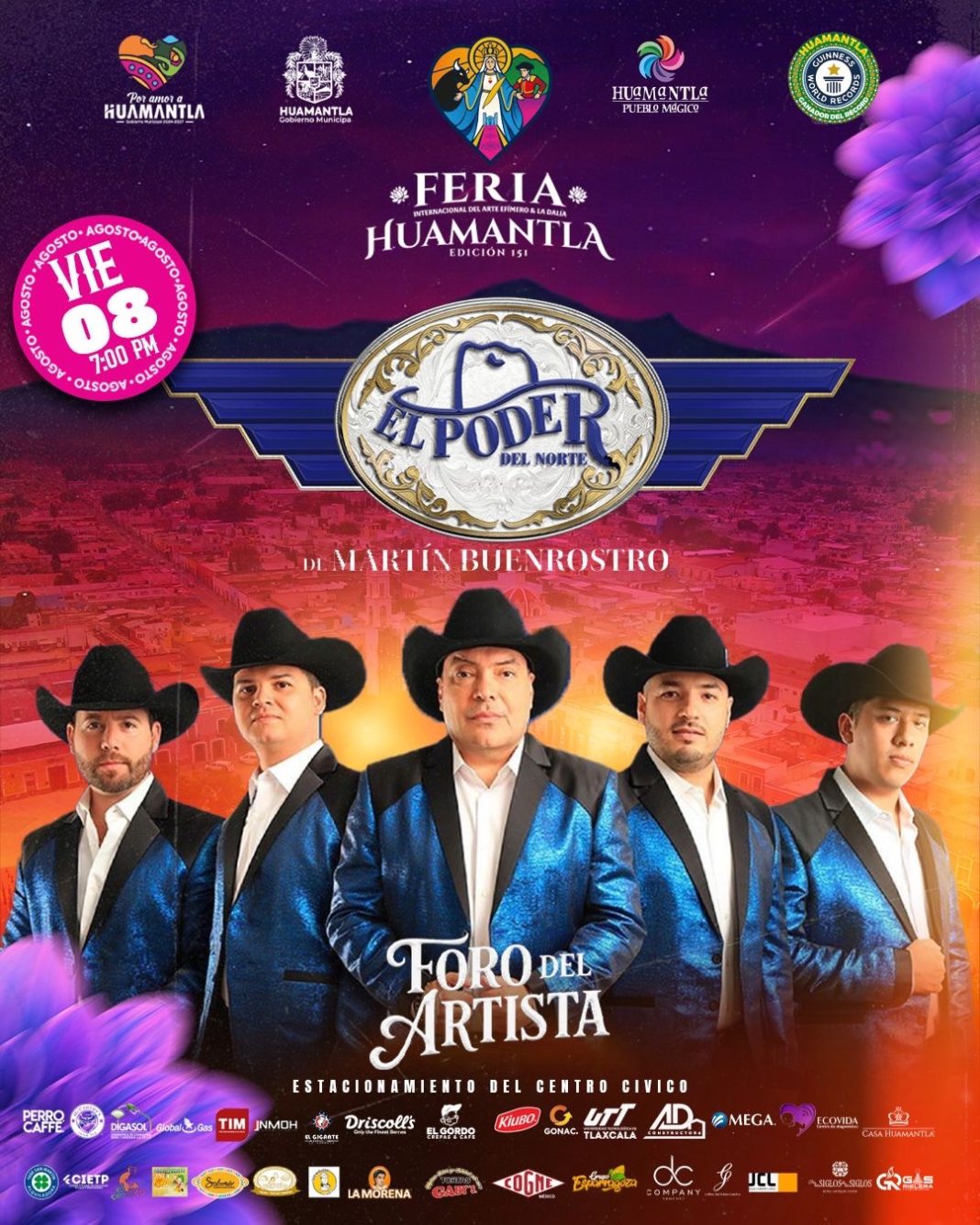 El concierto de El Poder del Norte en Huamantla se realizará con retraso