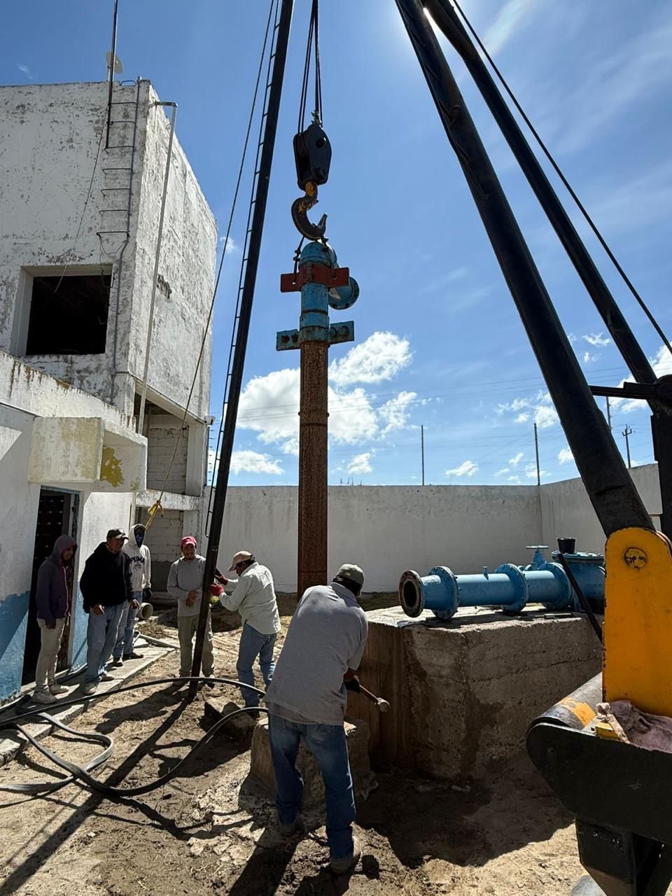 CAPAMH trabaja para restablecer el servicio de agua en diversas zonas de Huamantla