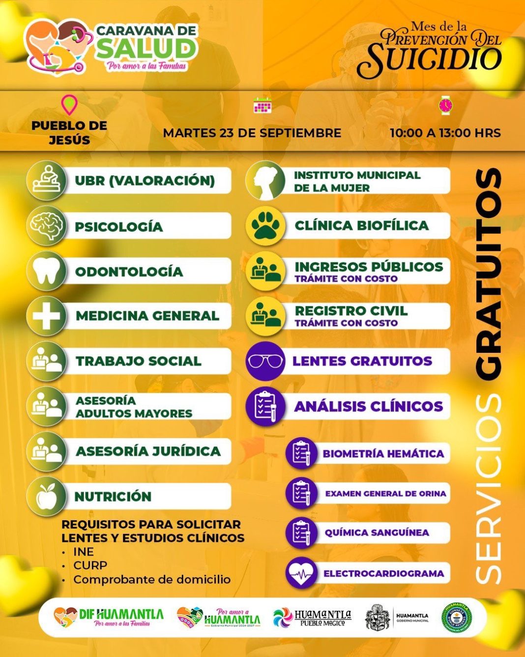 CARAVANA DE SALUD LLEGARÁ AL PUEBLO DE JESÚS