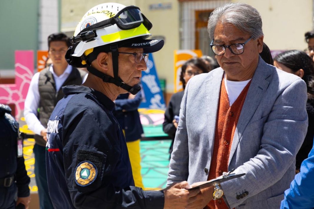 HUAMANTLA PARTICIPA CON ÉXITO EN EL SEGUNDO SIMULACRO NACIONAL 2025 Y REFUERZA LA CULTURA DE LA PREVENCIÓN
