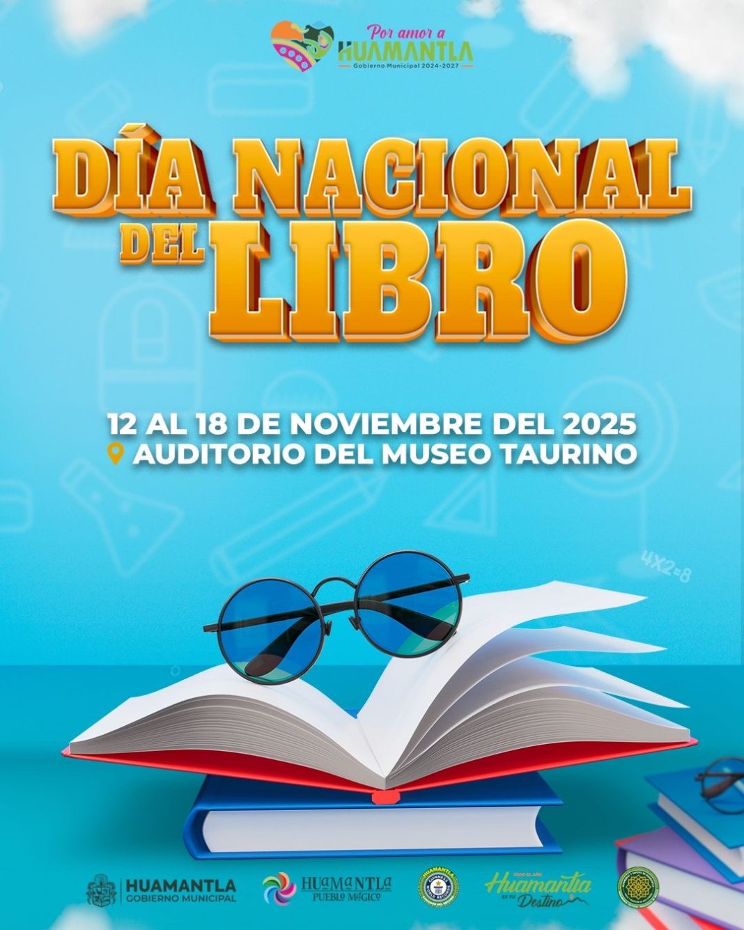 Huamantla conmemora el Día Nacional del Libro con una semana de actividades culturales