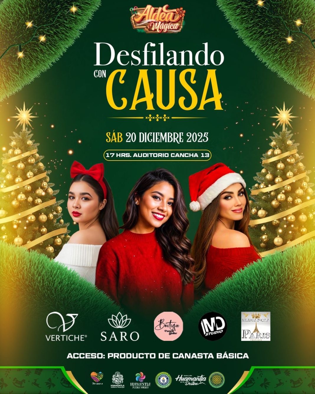 INVITA GOBIERNO MUNICIPAL DE HUAMANTLA A “DESFILANDO CON CAUSA”, PASARELA SOLIDARIA EN APOYO A FAMILIAS VULNERABLES