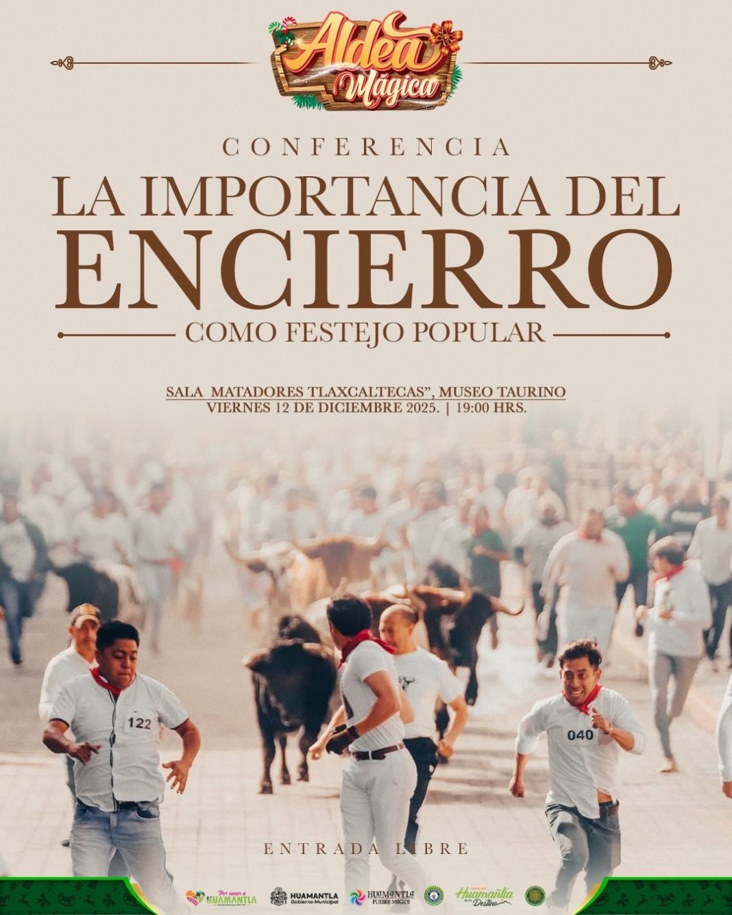 Invitan a la conferencia “La importancia del encierro como festejo popular” en el Museo Taurino