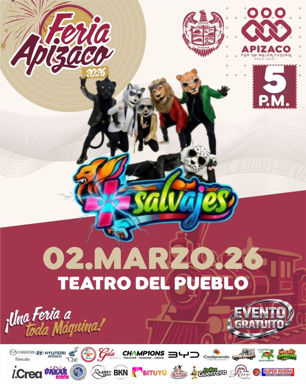 ¡La Feria Apizaco 2026 sigue a toda máquina! 🚂🎉