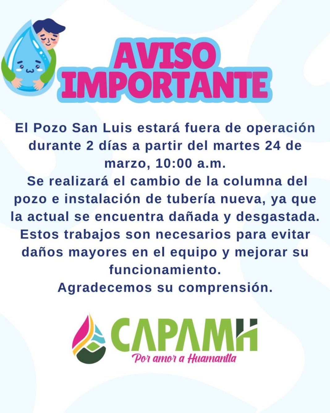 AVISO IMPORTANTE