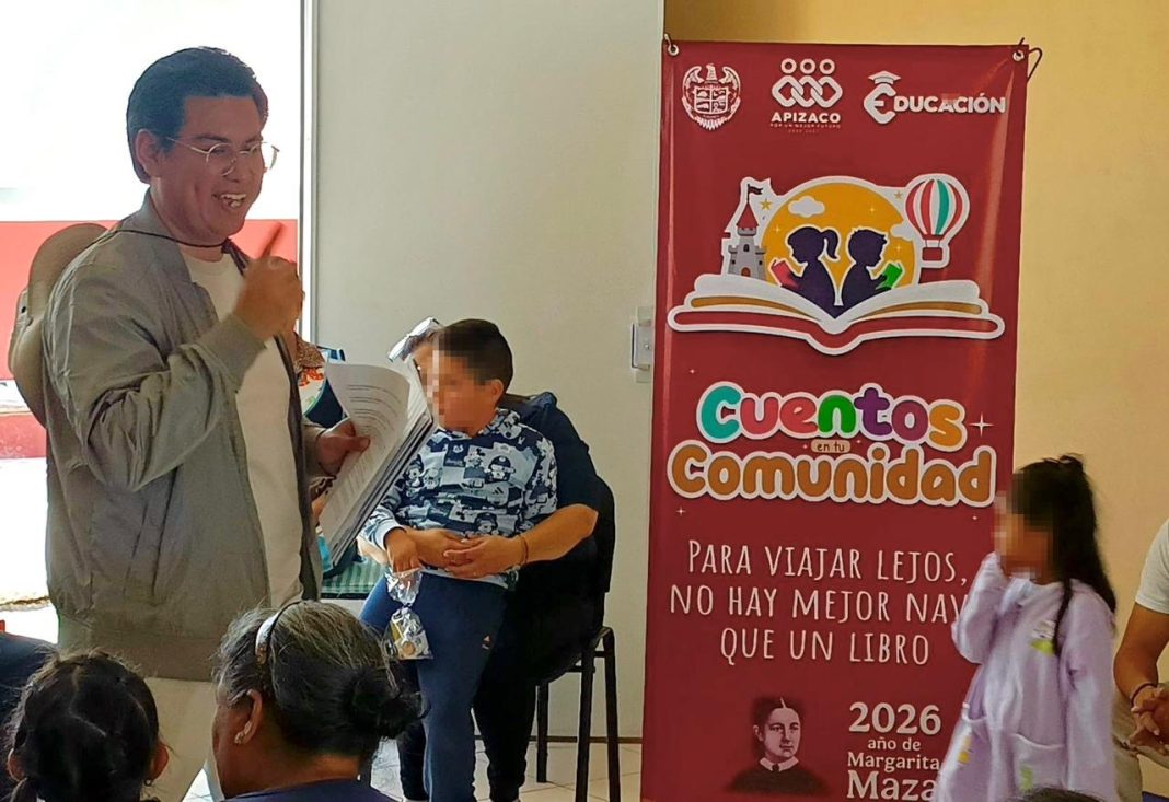 IMPULSA EL AYUNTAMIENTO DE APIZACO LA LECTURA DESDE LA INFANCIA CON “CUENTOS EN TU COMUNIDAD”