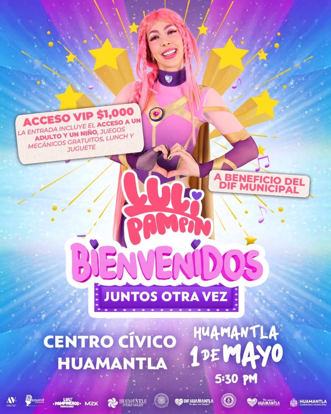 HUAMANTLA ANUNCIA BOLETOS VIP PARA EL FESTEJO DEL DÍA DE LA NIÑA Y DEL NIÑO