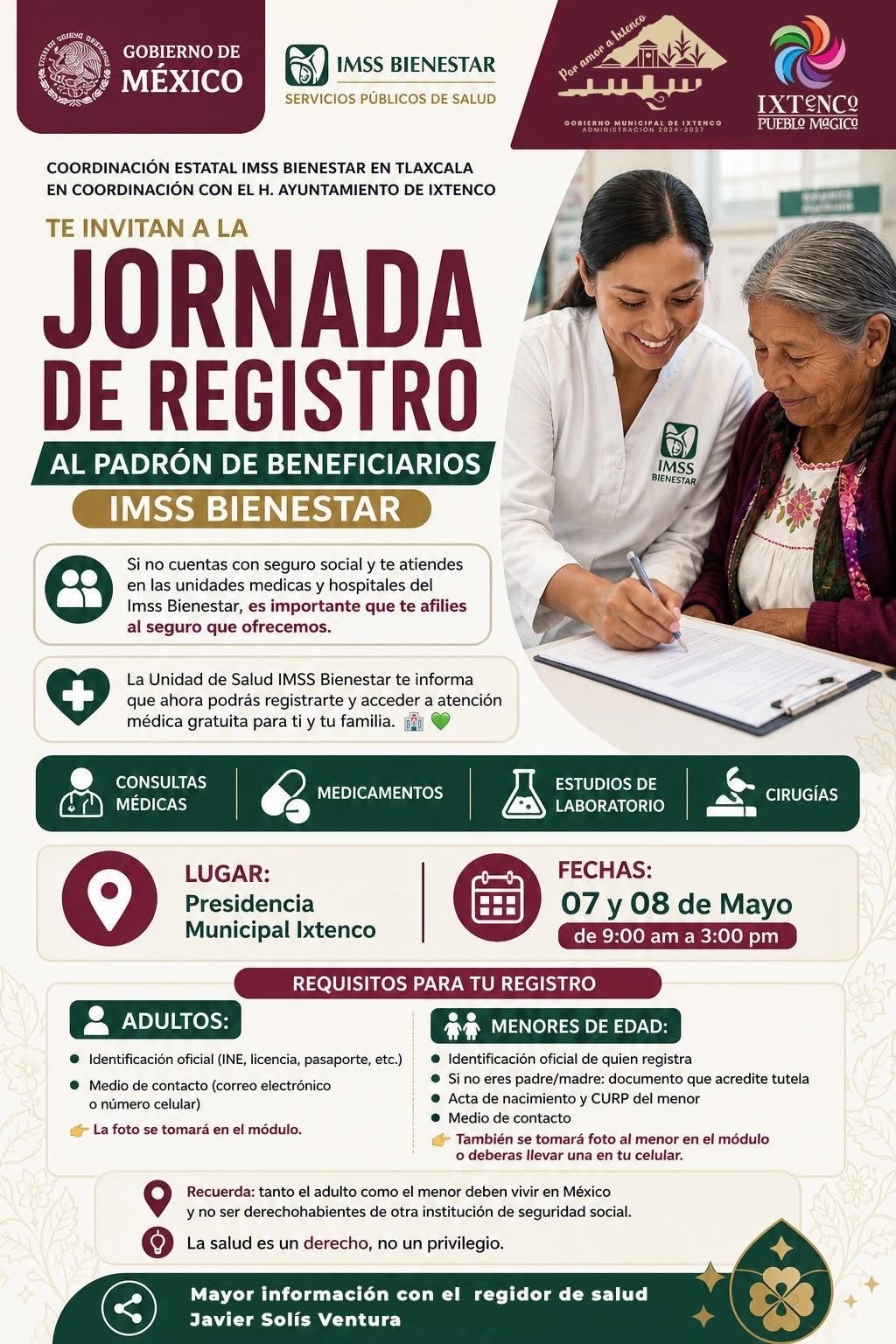 Convocan a registro de estacionamientos autorizados para la Feria Patronal Ixtenco 2026