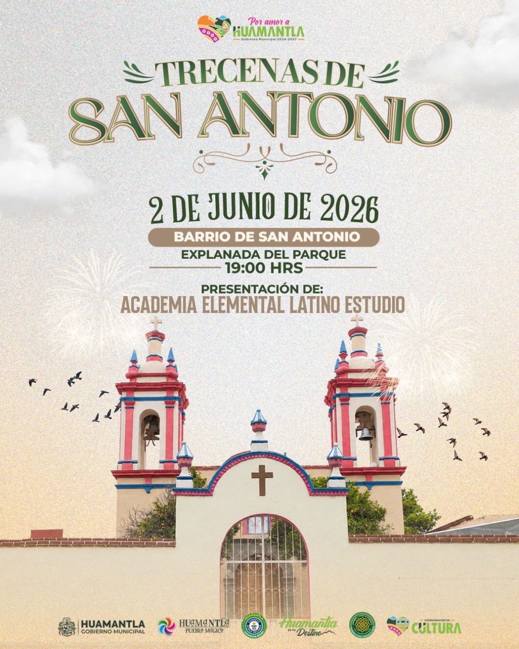 CONTINÚAN LAS TRECENAS DE SAN ANTONIO 2026 CON LA PRESENTACIÓN DE ELEMENTAL LATINO ESTUDIO