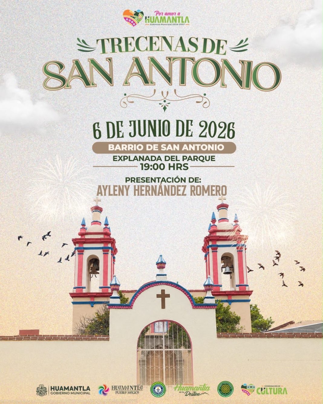 AYLENY HERNÁNDEZ ROMERO SE PRESENTARÁ ESTA NOCHE EN LAS TRADICIONALES TRECENAS DE SAN ANTONIO