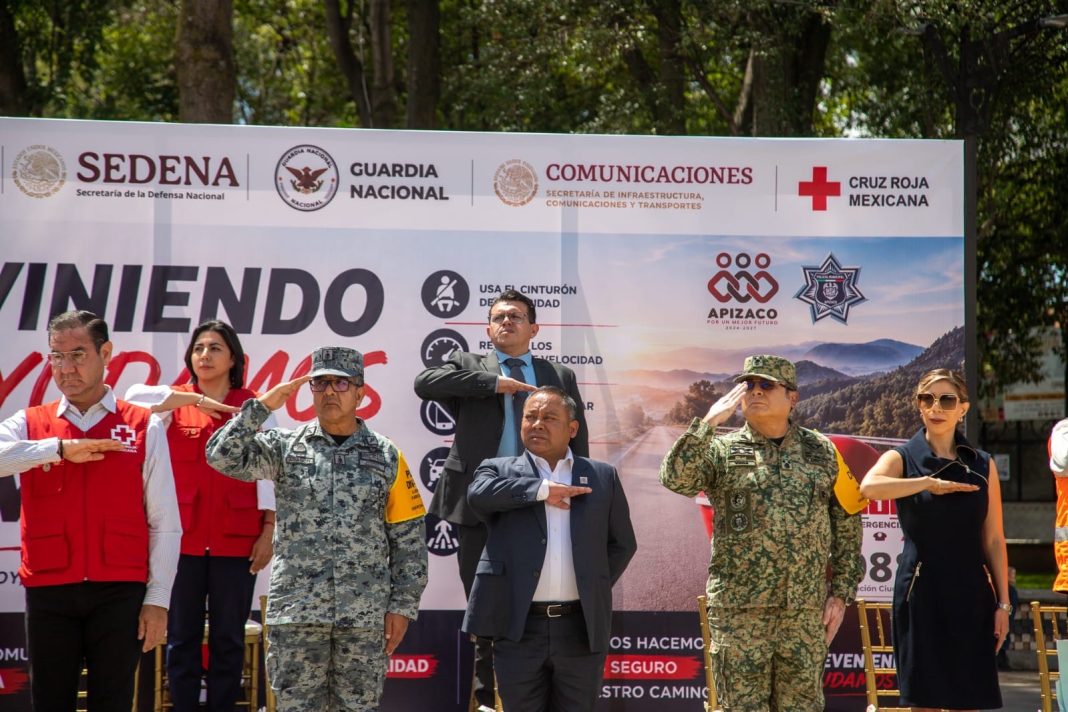 PONE EN MARCHA APIZACO CAMPAÑA NACIONAL DE SEGURIDAD VIAL «PREVENIDOS AYUDAMOS MÁS»