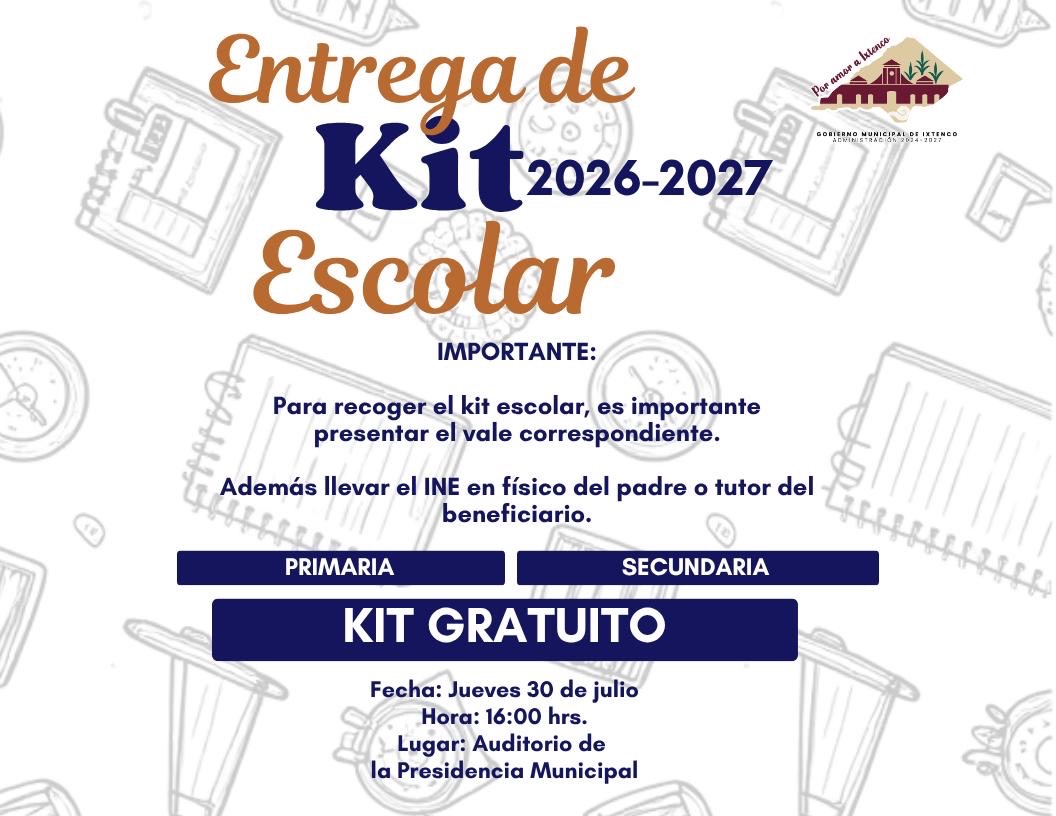 ANUNCIA ALINE LAZO LA ENTREGA DE KITS ESCOLARES PARA ESTUDIANTES DE IXTENCO