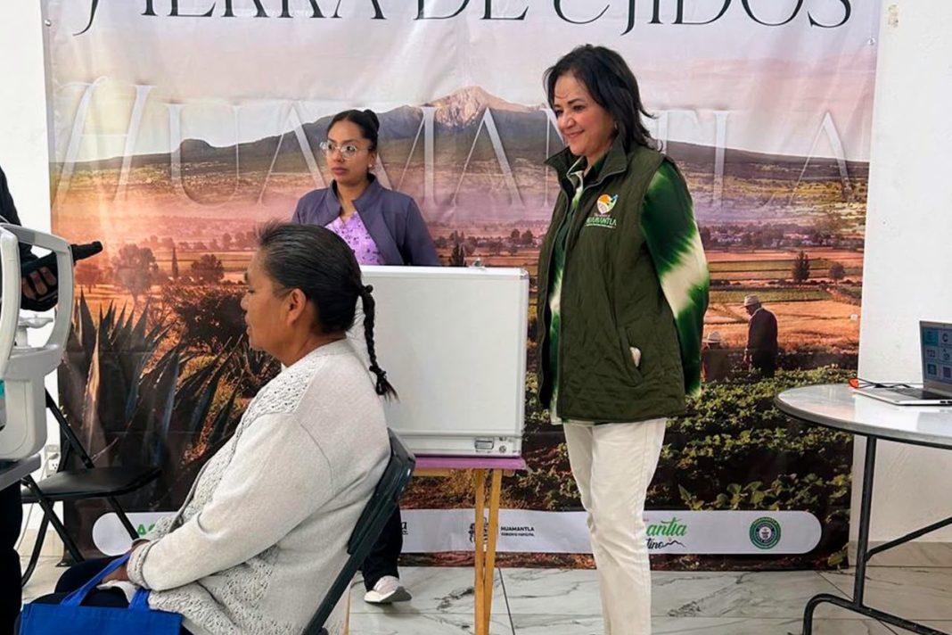ROCÍO HERNÁNDEZ CASTILLO IMPULSA JORNADA DE SALUD VISUAL EN BENEFICIO DE FAMILIAS EJIDATARIAS DE HUAMANTLA