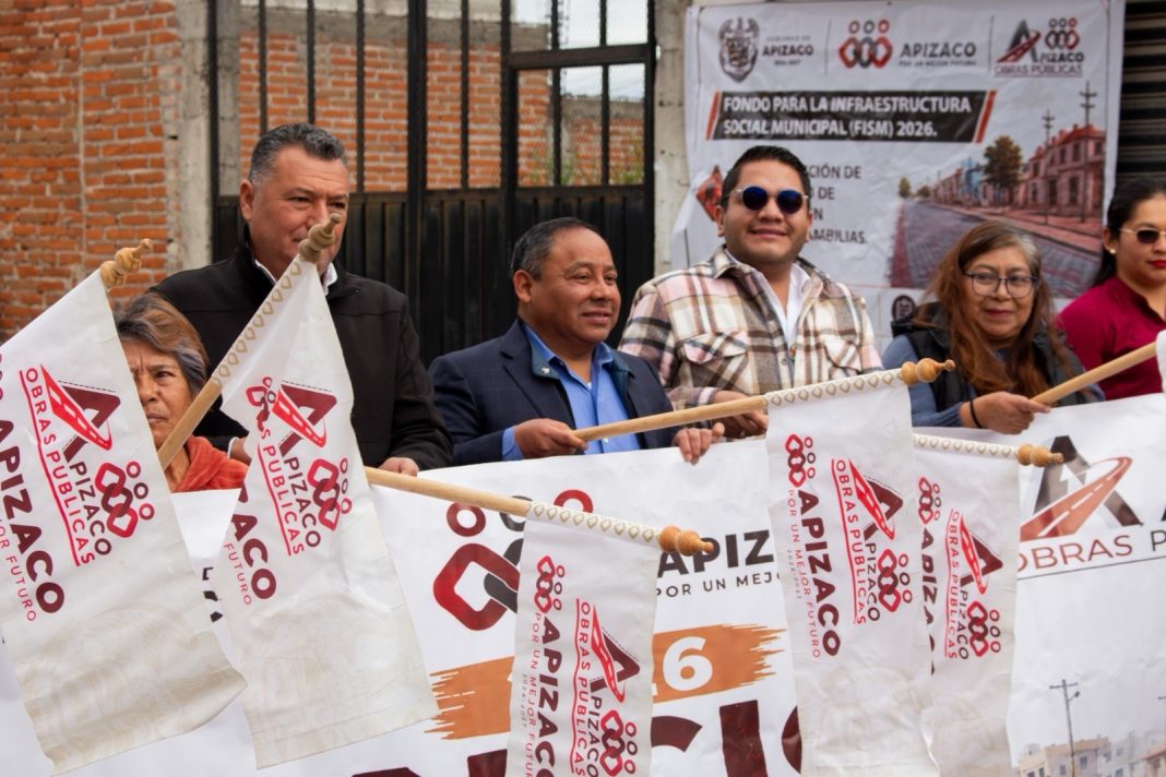 CON 306 M² DE ADOQUINAMIENTO, INICIA GOBIERNO DE APIZACO OBRA EN SANTA ANITA HUILOAC