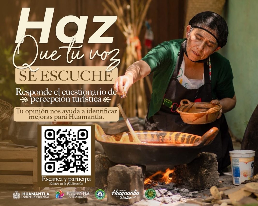 REALIZA HUAMANTLA INVITACIÓN A RESPONDER EL CUESTIONARIO DE PERCEPCIÓN TURÍSTICA