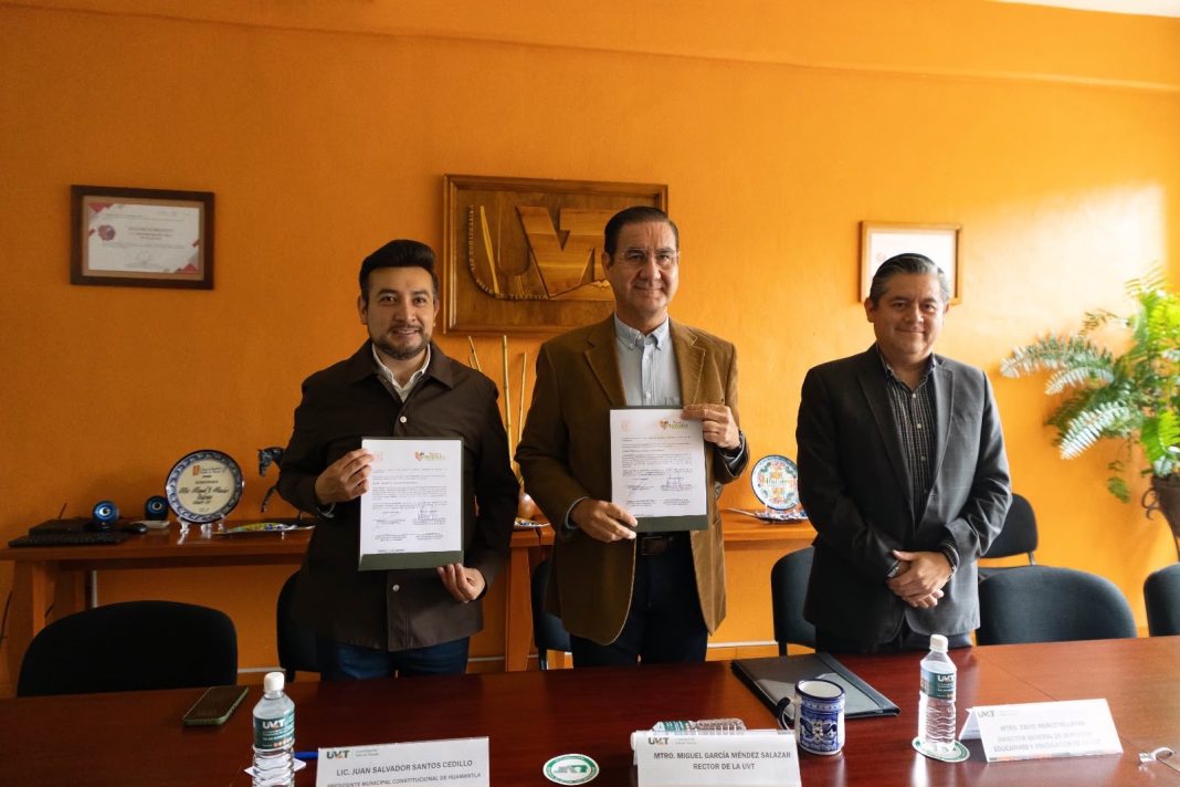 HUAMANTLA Y LA UNIVERSIDAD DEL VALLE DE TLAXCALA FIRMAN CONVENIO DE COLABORACIÓN PARA FORTALECER LA EDUCACIÓN Y LA VINCULACIÓN INSTITUCIONAL