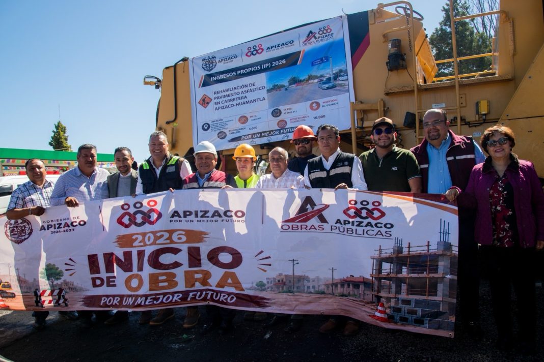 INICIA GOBIERNO MUNICIPAL DE APIZACO REHABILITACIÓN DE PAVIMENTO ASFÁLTICO EN LA CARRETERA APIZACO-HUAMANTLA CON MÁS DE 6.7 MDP